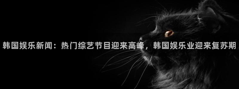 PG电子凯捷平台：韩国娱乐新闻：热门综艺节目迎来高峰，韩国娱乐业迎来复苏期
