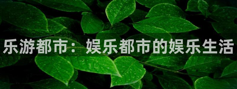 PG电子体育官网登录：乐游都市：娱乐都市的娱乐生活