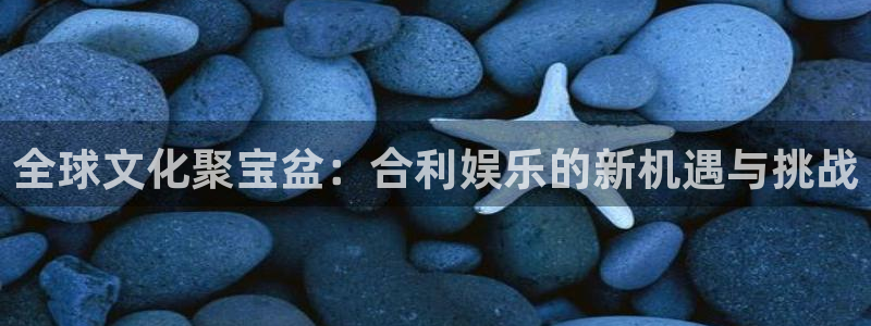 PG电子体育3：全球文化聚宝盆：合利娱乐的新机遇与挑战
