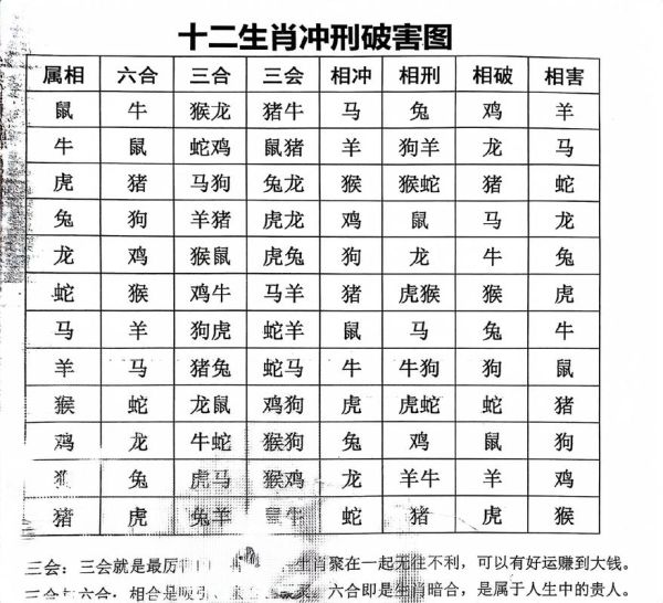 属相虎和什么生肖不和（属虎和什么属相犯冲？小白速查表）