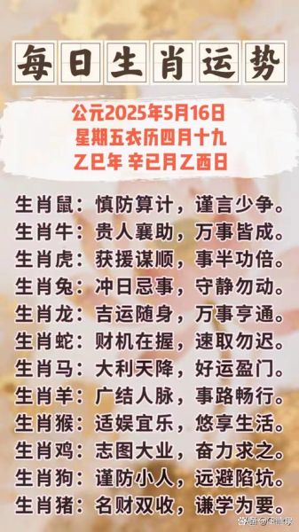 近期运势查询生肖属相（近期运势查询生肖属相每日详解）