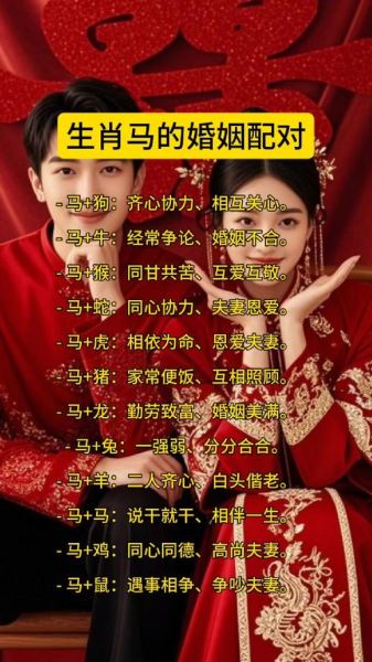 生肖马婚配什么属相（生肖马婚配最佳属相是哪几个）