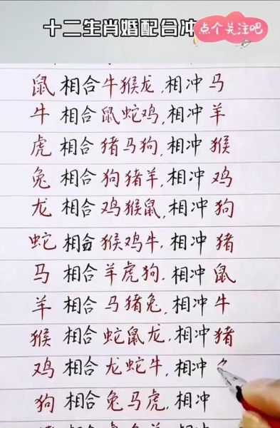 结婚生肖属相相冲（结婚生肖相冲怎么破解）