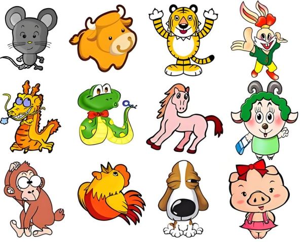 生肖属相图卡通（2025最新十二生肖卡通图下载大全）