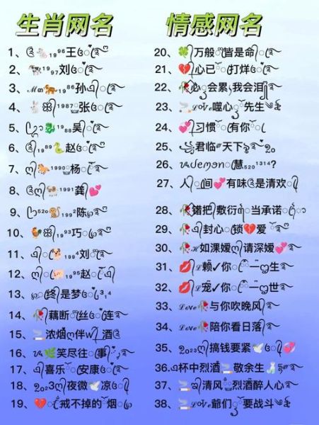 生肖属相网名大全女（女生版生肖属相网名大全可爱款）