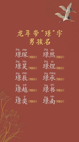 配合生肖属相取名（龙年宝宝起名最旺五行字推荐）