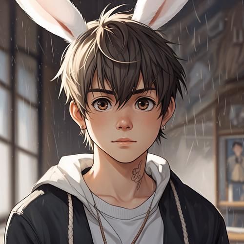 生肖属相兔头像男（属兔的男生头像应该选什么图案）