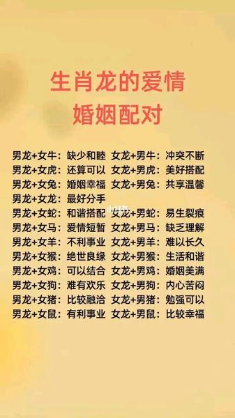 生肖龙女最佳属相婚配（龙女最配哪个生肖？一文看懂）