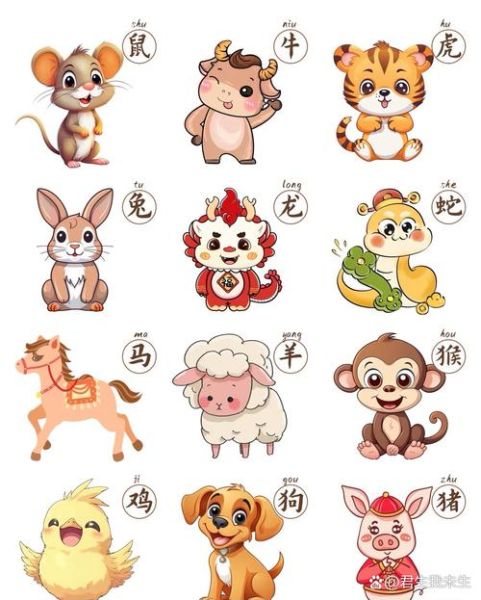 生肖属相剪辑图片（生肖属相剪辑图片卡通高清教程）