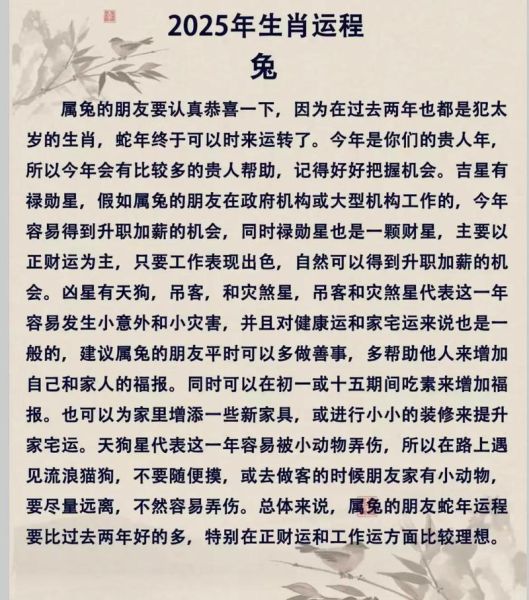 生肖属相运势解读视频（2025属兔运势详解视频该怎么拍）