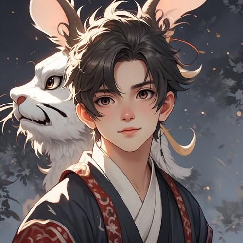 头像男孩生肖属相兔子（卡通兔子头像男孩壁纸怎么挑）