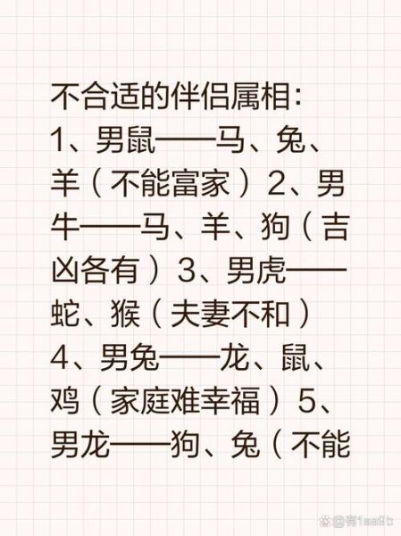 生肖马最忌配属相（生肖马最忌配哪些属相？）