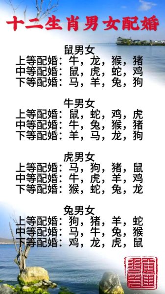 姻缘占卜生肖有哪些属相（12属相姻缘占卜配对指南）