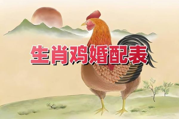 生肖鸡和什么属相婚配（生肖鸡和什么属相最配新手最全）