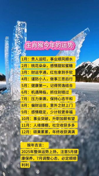 属相猴生肖运势查询（属猴2024下半年流年运程详解）