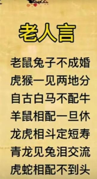 生肖属相感情结局（生肖属相感情结局真的注定吗）