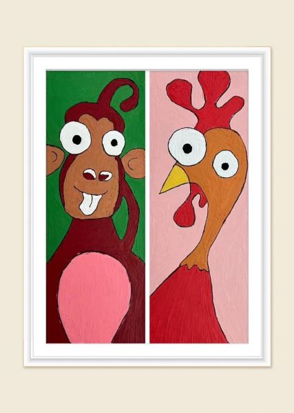 生肖情侣属相油画（生肖情侣属相油画适合送礼吗？）