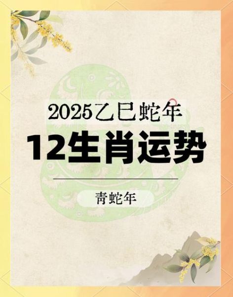 属相生肖解说（2025年属相对应生肖及五行运势速查）