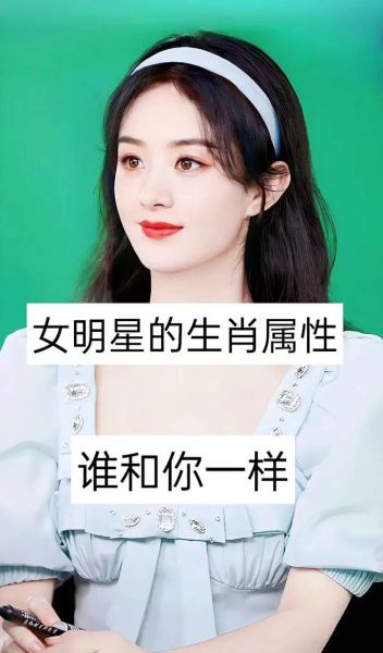 明星生肖属相大全表