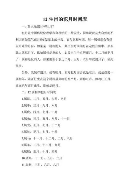 生肖属相犯破月（生肖属相犯破月真的准吗）