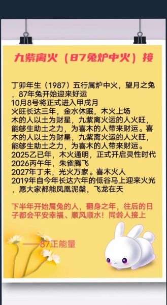 87属相是什么生肖（87年出生属什么生肖）