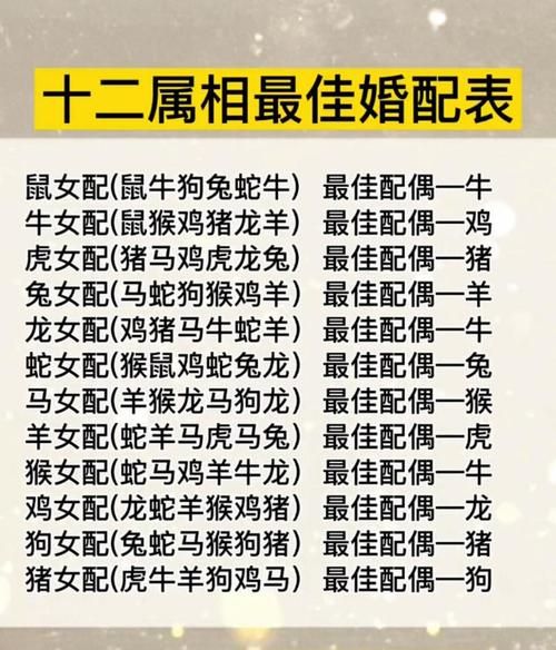 八字看配偶和生肖属相(八字看配偶属相准不准?)