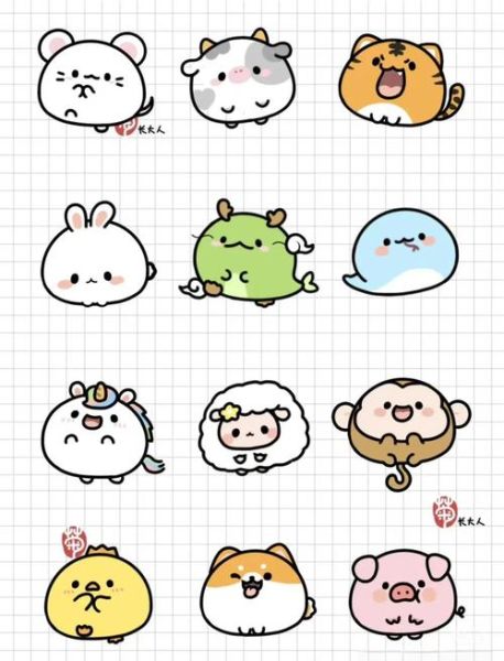 十二生肖属相怎么画（十二生肖属相简笔画画法）