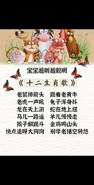 十二生肖属相儿歌（十二生肖儿歌顺口溜大全）
