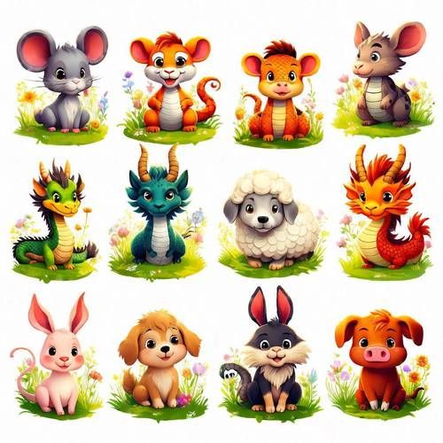 生肖属相动漫图片大全（生肖属相动漫图片大全超萌集合）