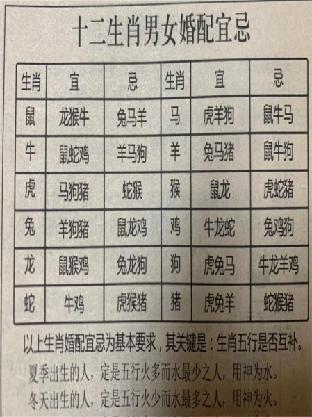 生肖属属相婚配大全（2024生肖婚配最忌属相配对表📊）
