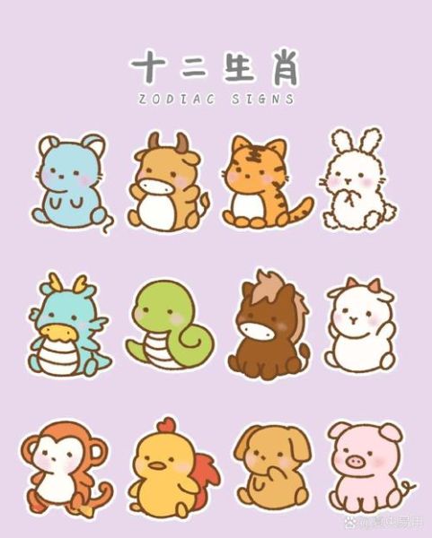 属相图十二生肖圆圈（十二生肖圆圈图怎么画）