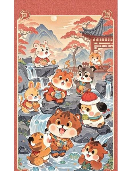 生肖属相牌圆形怎么画(生肖属相牌圆形画法教程)