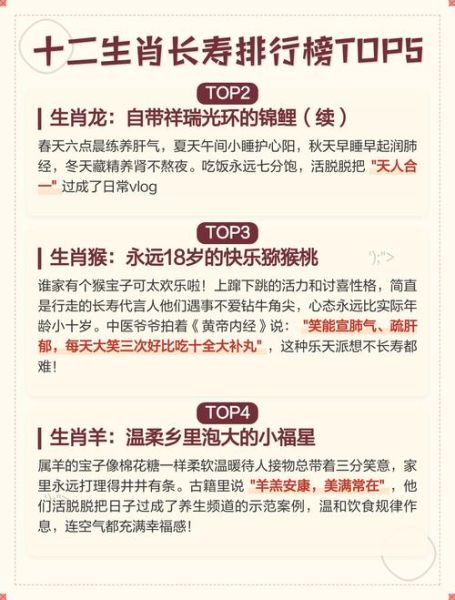 十二生肖里面属相最好（十二生肖属相最好命排行TOP5）